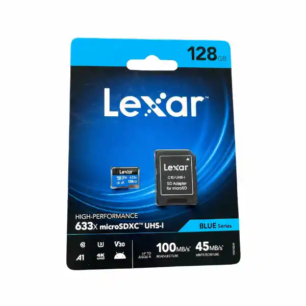 Micro Sd 128gb Clase 10 4k A1 100mb/s Lexar