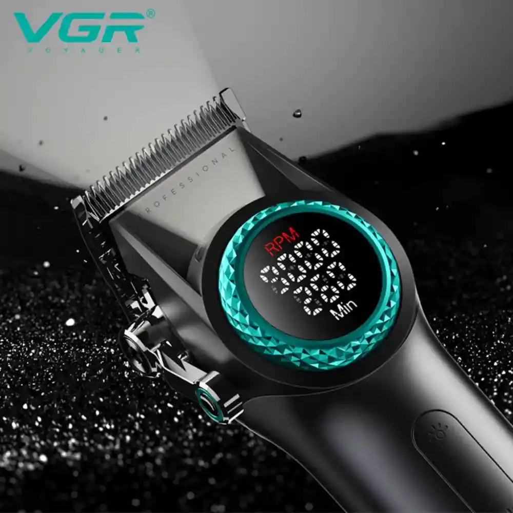 Maquina Cortadora De Cabello Inalámbrica Profesional Hair Clipper Vgr V-001