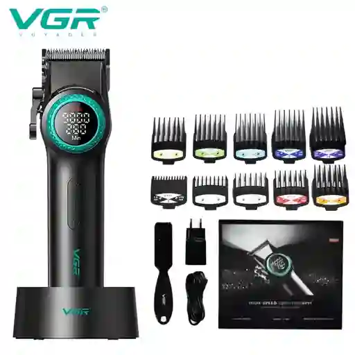Maquina Cortadora De Cabello Inalámbrica Profesional Hair Clipper Vgr V-001
