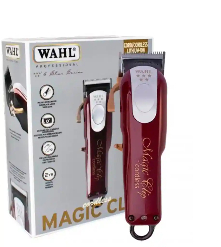 Maquina Wahl Cinco Estrellas Magic Clip Inalambrica - Wahl