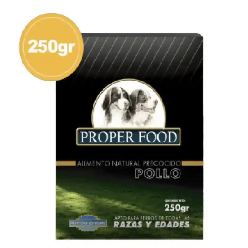 Proper Food Comida Horneada Para Perro Sabor Pollo X250gr