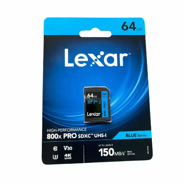 Memoria Sd 64gb V10 Uhs-i Blue 150mb/s - Lexar