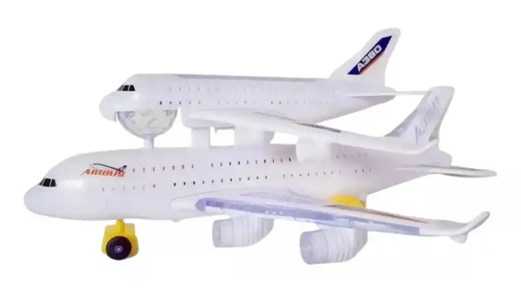 Transporte Avión Juguete Luces Sonido Movimiento Niños Bebe