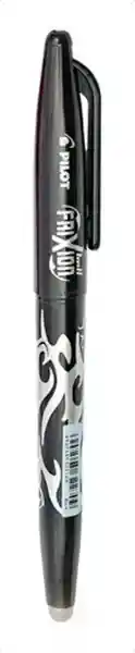 Boligrafo Frixion Pilot Tinta Borrable Negro Pack X 2 Unds