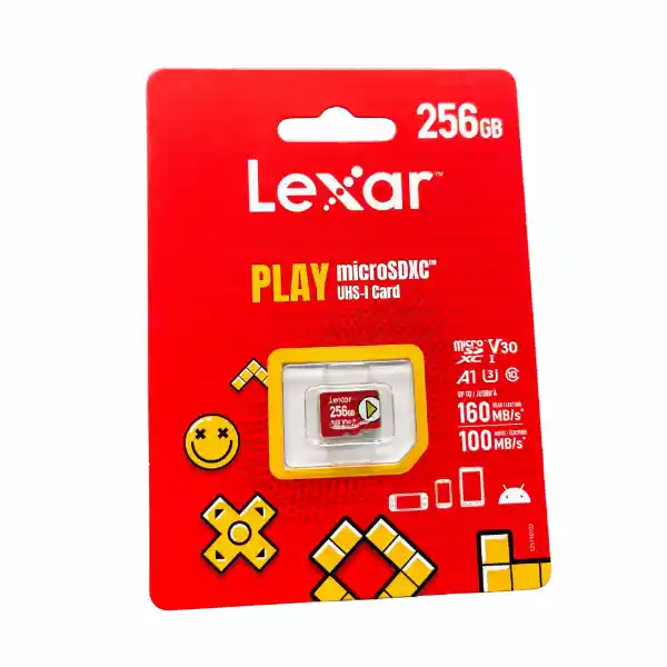 Memoria Micro Sd 256gb Play A1 V30 150mb/s-lexar