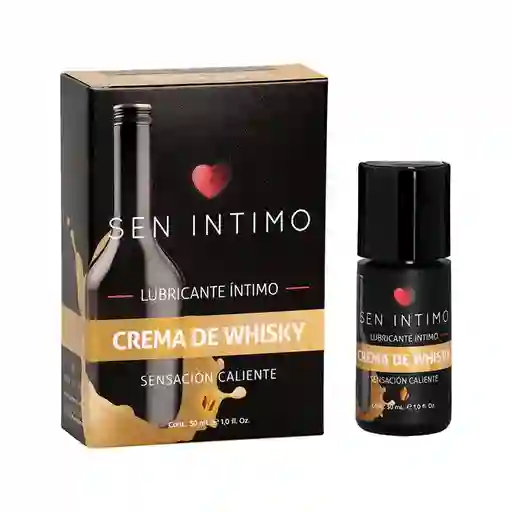 Lubricante Íntimo Crema De Whisky Sensación Caliente