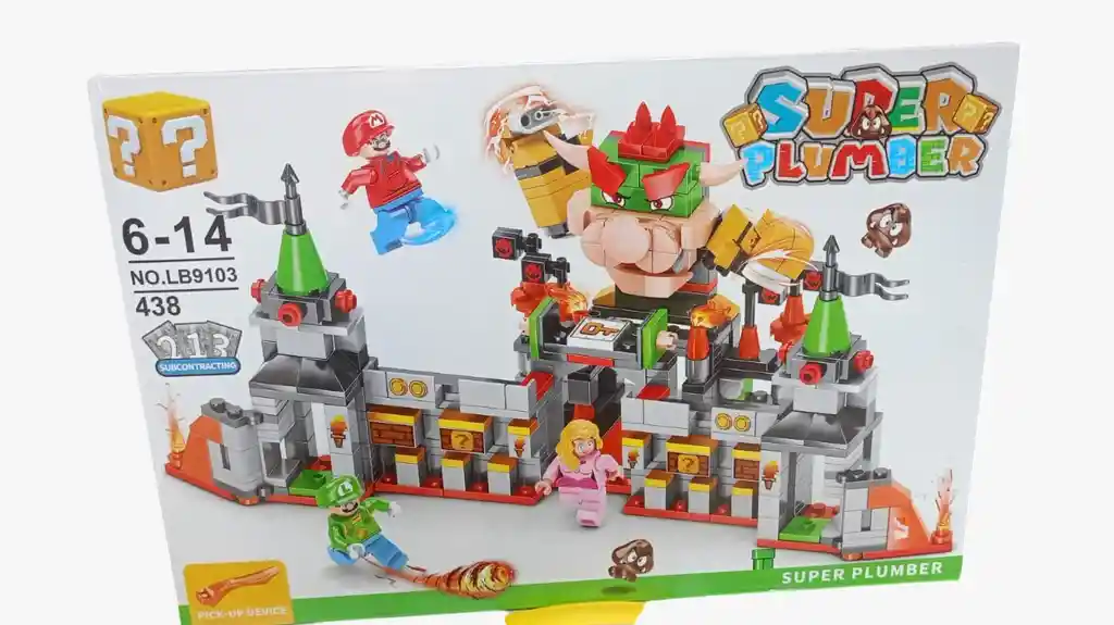 Figura Armable De Lego Mario Juego De Niños Y Familiar Lego