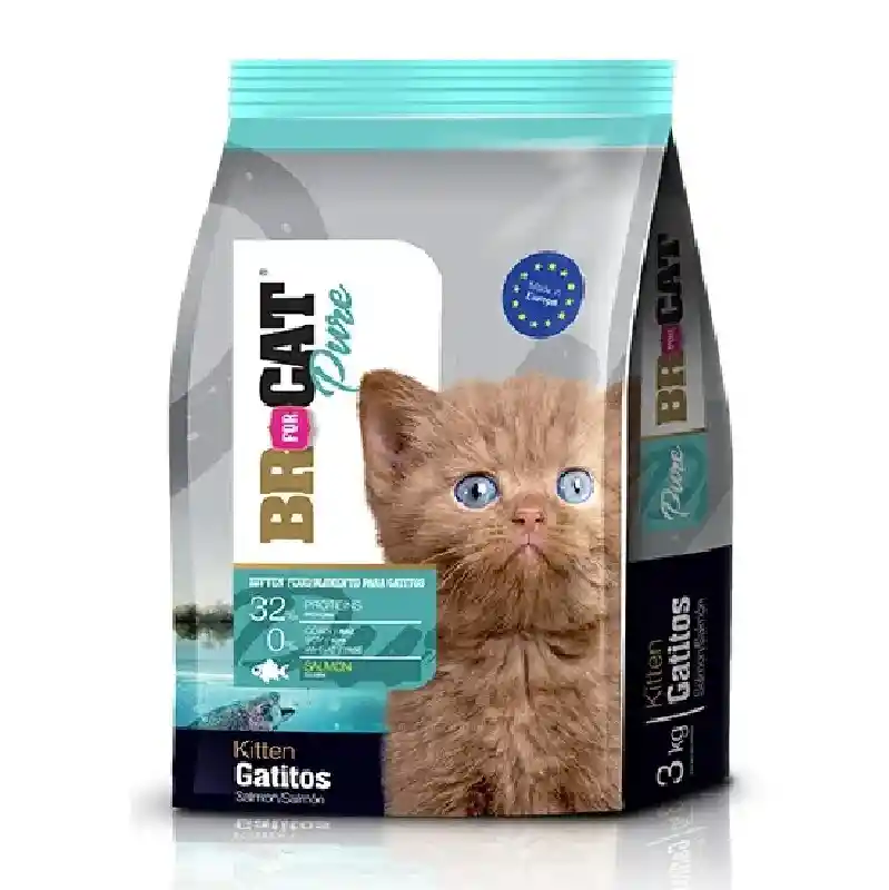 Br For Cat Gatitos Salmon X 3kg