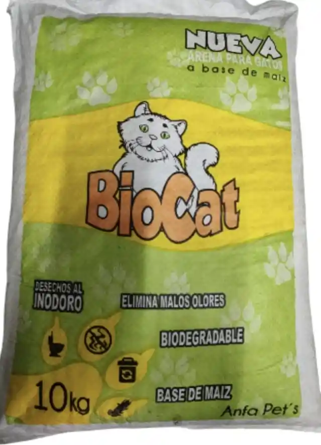 Bio Cat Arena De Maiz X 10kg