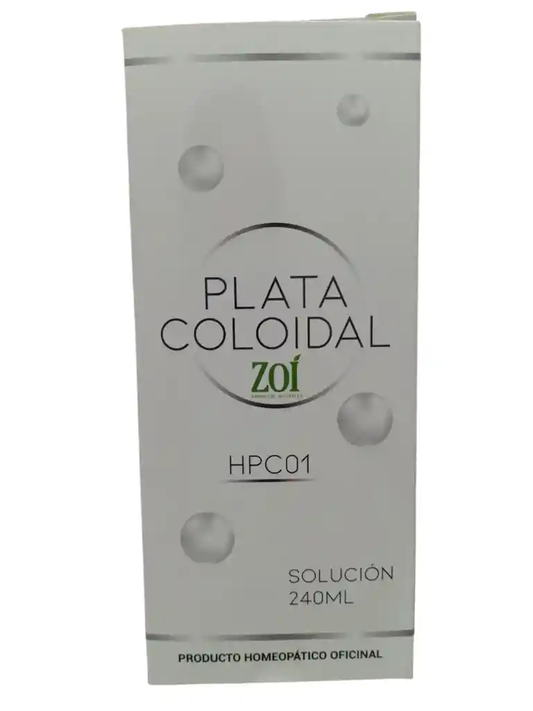 Plata Coloidal X 240 Ml Zoi