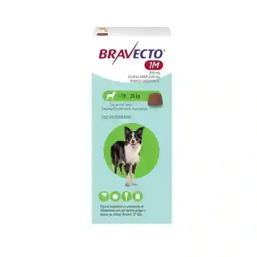 Bravecto 1m Para Perros 10kg - 20kg