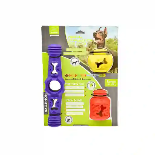 Juguete Para Perro Desarmable Nunbell Plus Morado