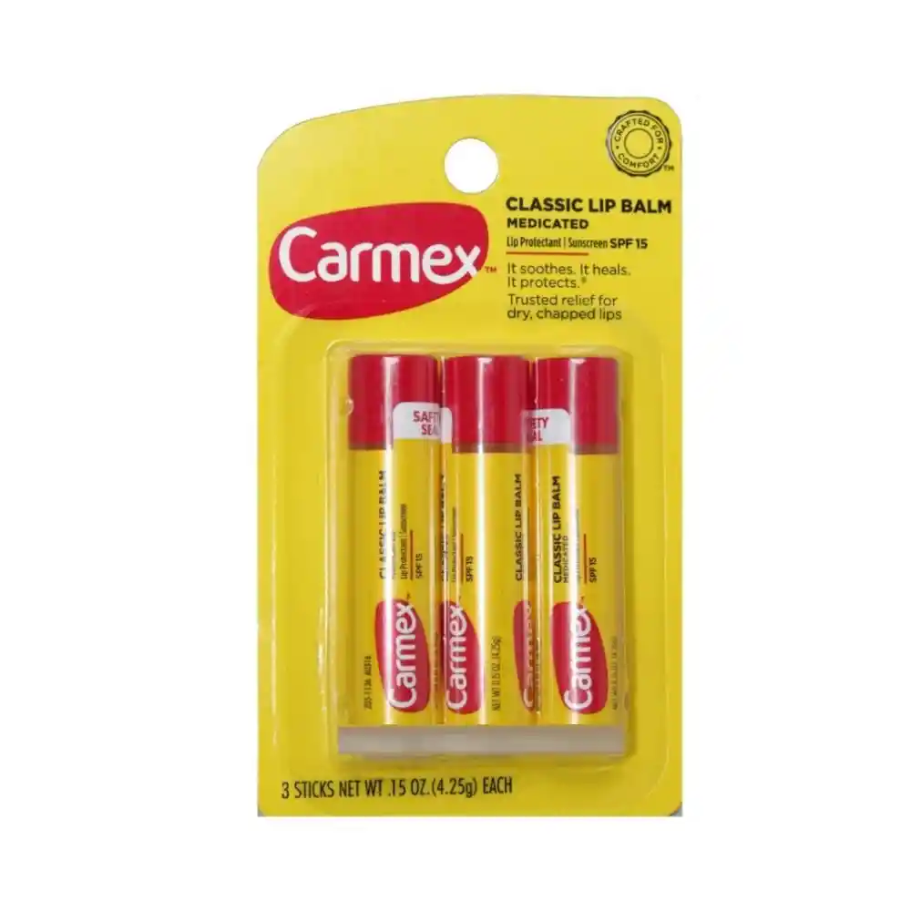 Carmex Bálsamo Labial Hidratante En Barra Spf 15
