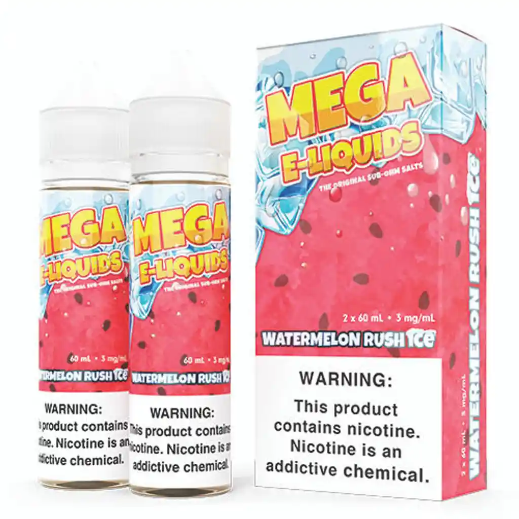 Mega Ice Sub-ohm Watermelon Rush 0mg 60ml