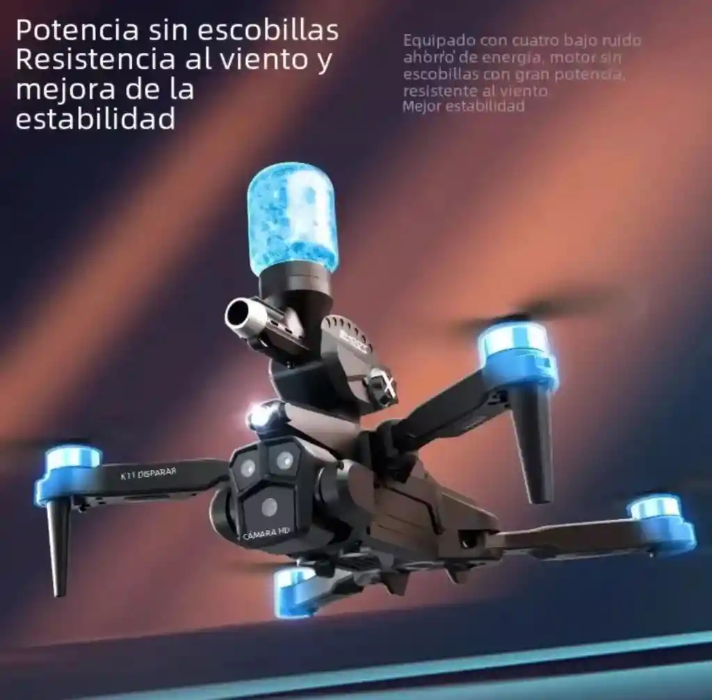 Drone Lanza Pelotas De Hidrogel K11 Max