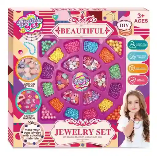 Set Para Crear Brazaletes De Beads Beautiful Para Niñas