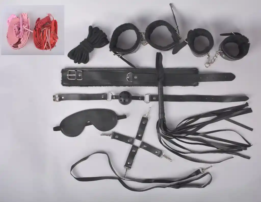 Kit Bdsm X 8 Piezas, Kit Sadomasoquismo