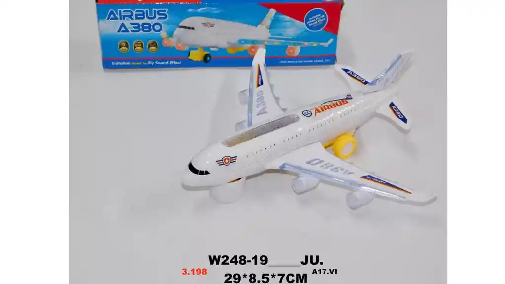 Avión Juguete Luz Sonido Movimiento Niños Bebe Juego W248-19
