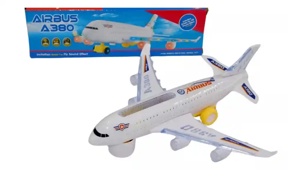 Avión Juguete Luz Sonido Movimiento Niños Bebe Juego W248-19