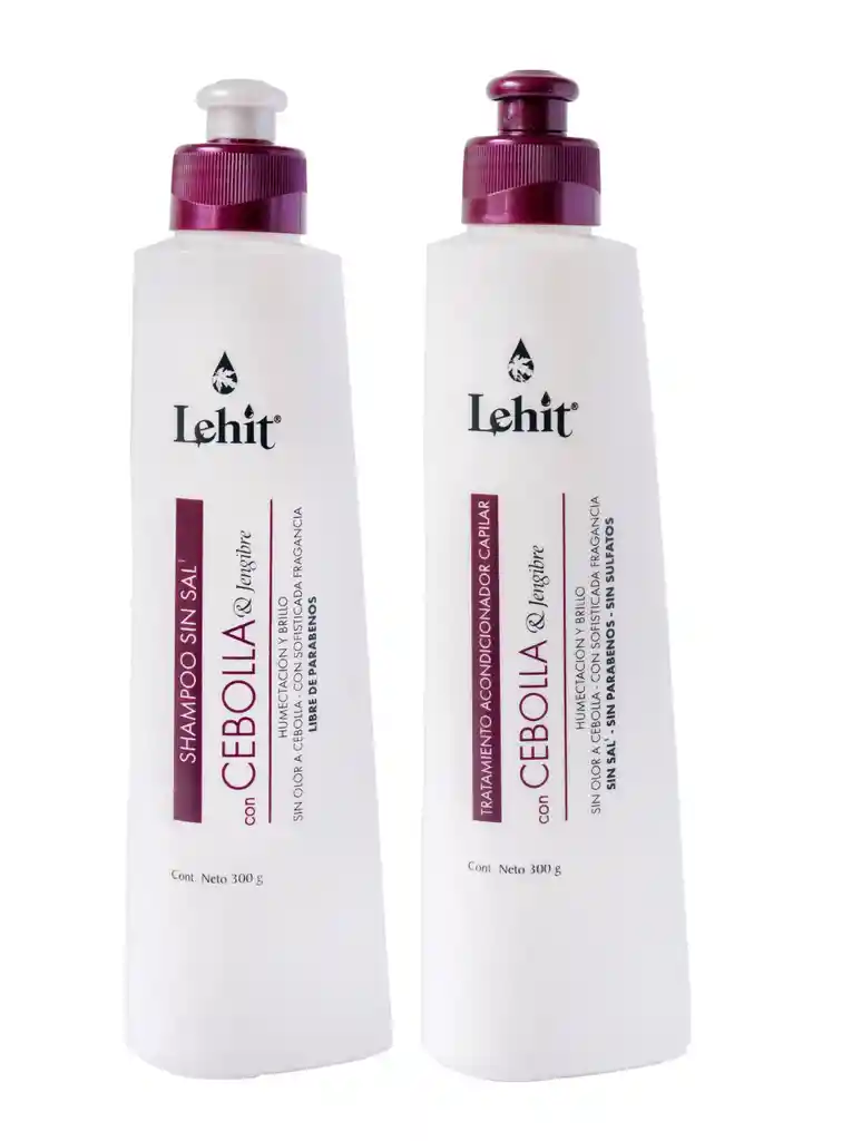 Lehit Kit: Tratamiento + Shampo + Aceite Cebolla Hidratacion Anticaida