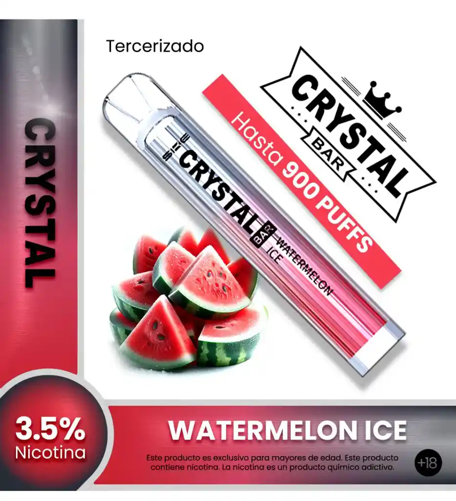 Vape Crystal Watermelon Ice 900