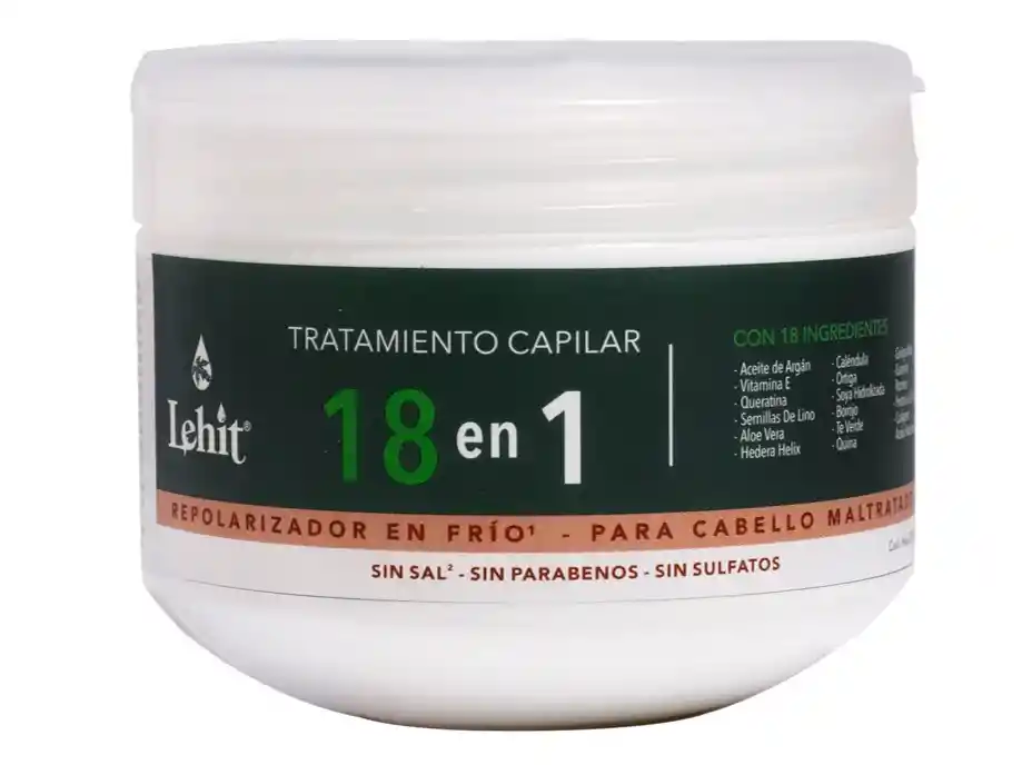 Tratamiento Capilar 18 En 1 Lehit 300g