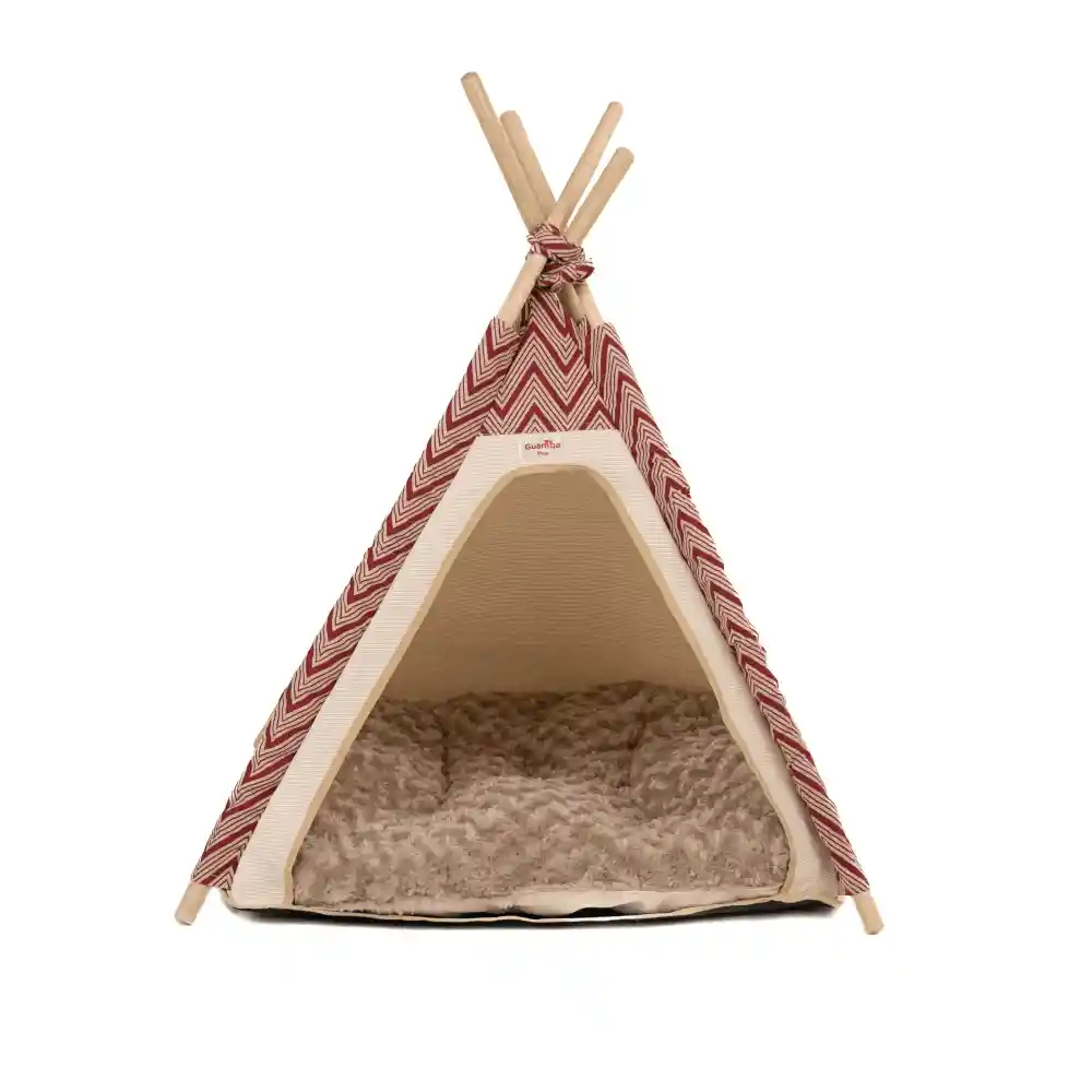 Teepee Para Perro Guamba Rojo