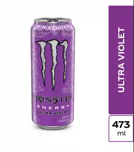 Monster Zero Ultra Violet Sin Azúcar 473 Ml