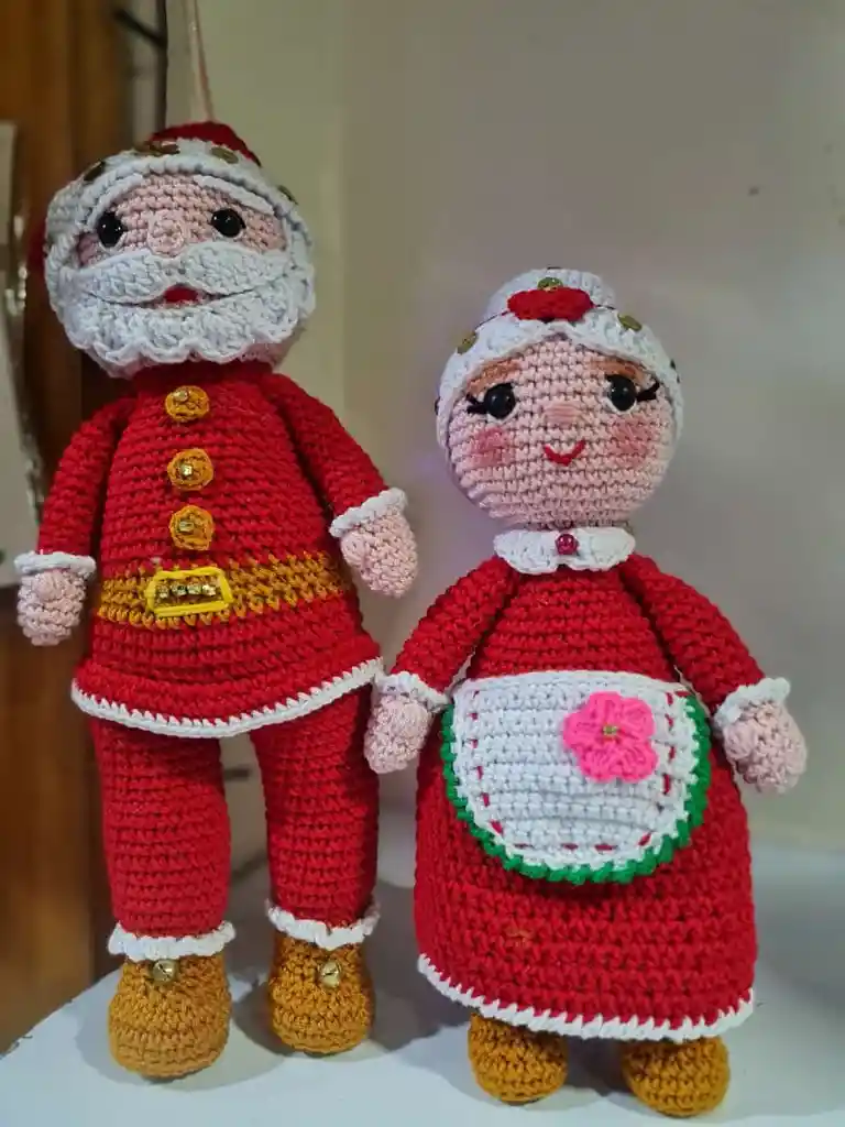 Abeeliitos Navideños En Crochet