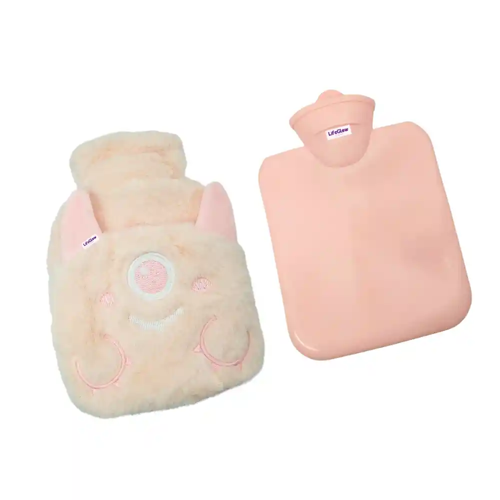 Bolsa Térmica Peluche Agua Caliente Para Cólicos Menstruales