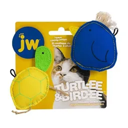 Juguete Para Gato Bird-ee Y Turtl-ee Jw Catnip