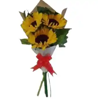 Rayos De Amor: Bouquet De 3 Girasoles