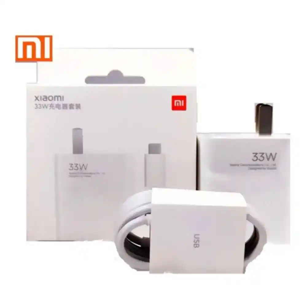 Cargador Tipo Xiaomi 33w Carga Rapida 1.1 Generico