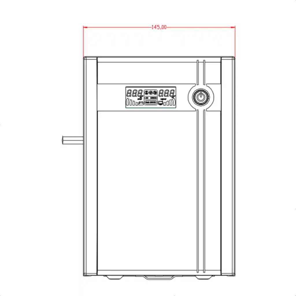 Ups Hikvision Ds-ups3000, 3000va/1800w, 6 Tomas, Display Lcd