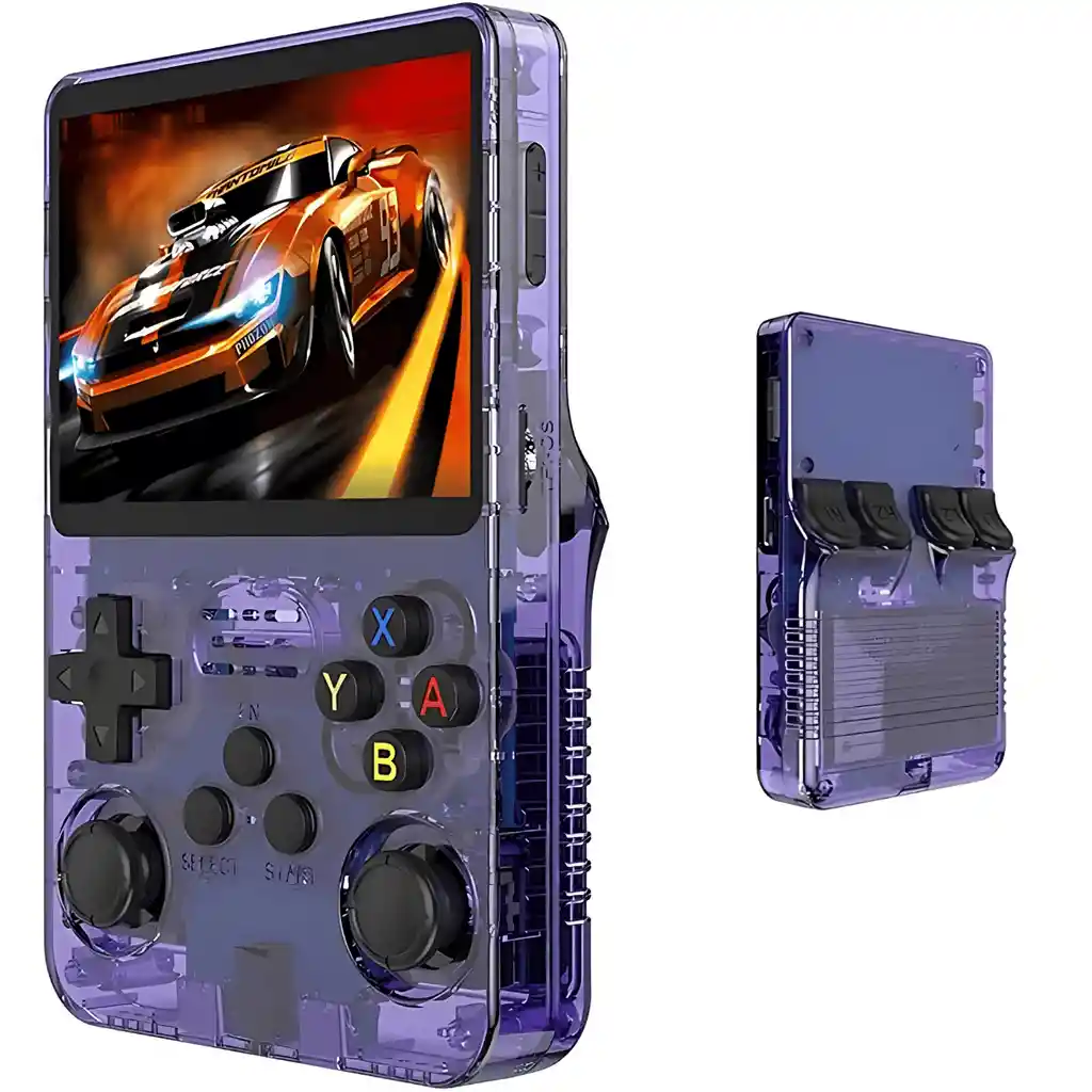 Reproductor Portátil Retroconsola R36s De 64gb Violeta