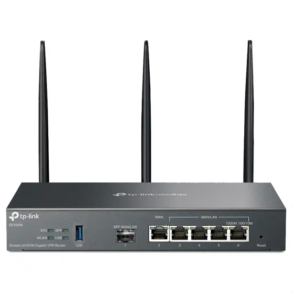 Router Vpn Gigabit Omada Tp-link Er706w, Wifi Ax3000 Usb 3.0