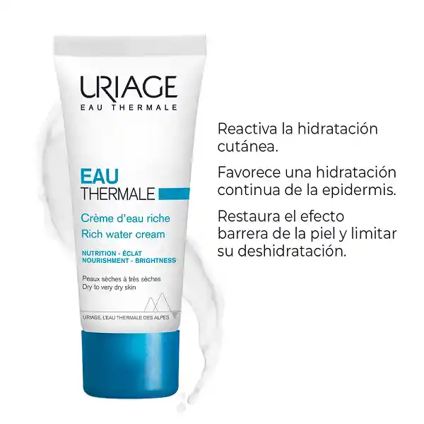 Crema Ligera Hidratante Uriage Agua Termal 40ml