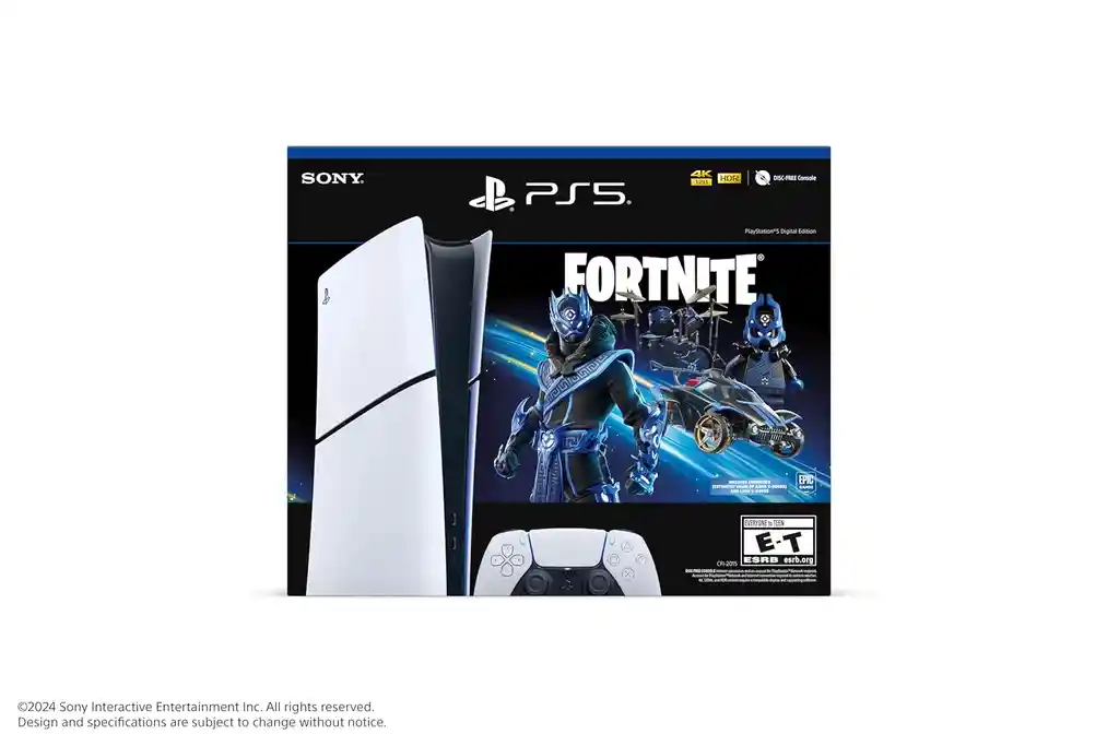 Consola Playstation Ps5 Fortnite Cobalt Star Digital Edition