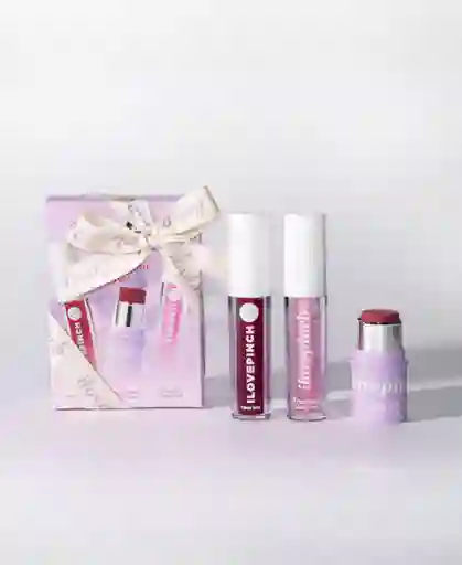 Kit Tinta + Multistick Peach Pink+ Lipgloss