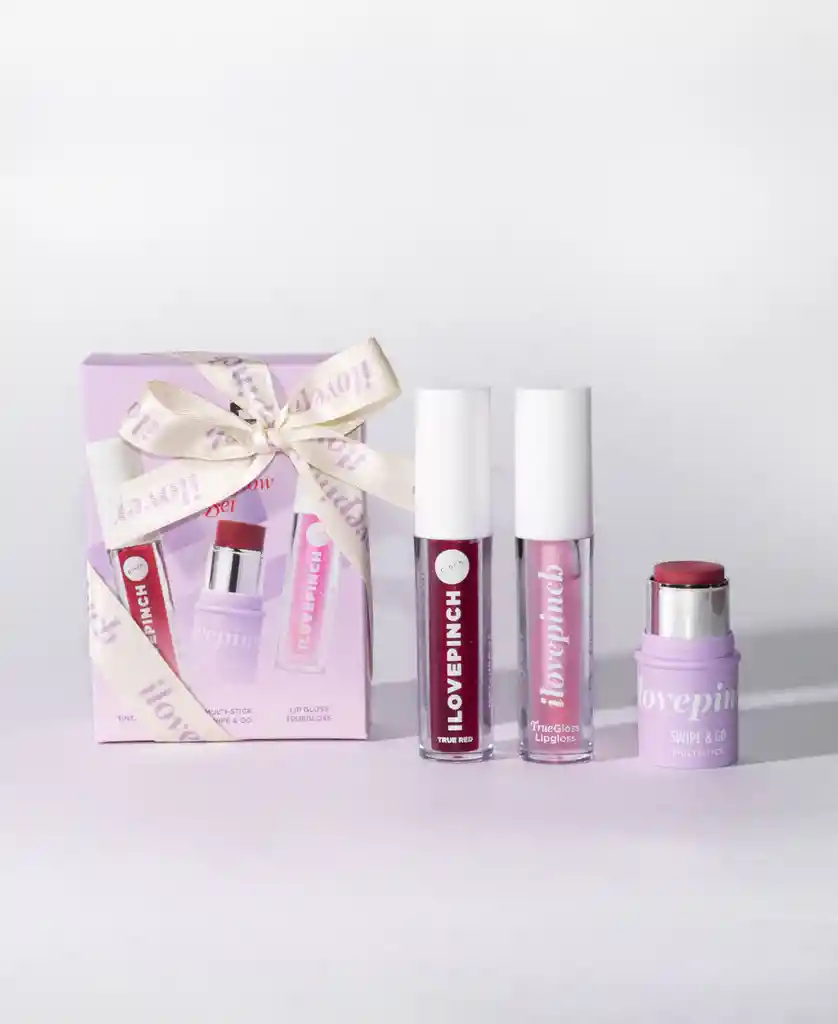Kit Tinta + Multistick Peach Pink+ Lipgloss