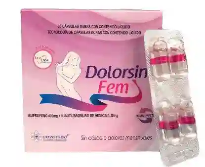 Dolorsin Fem 500 Mg X 4 Capsulas