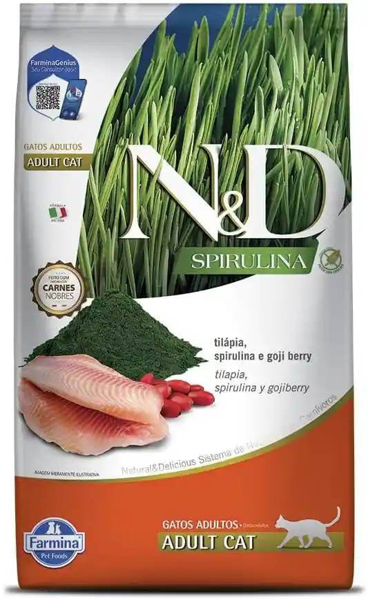 Alimento Nd Cat Spirulina Tilapia 7kg