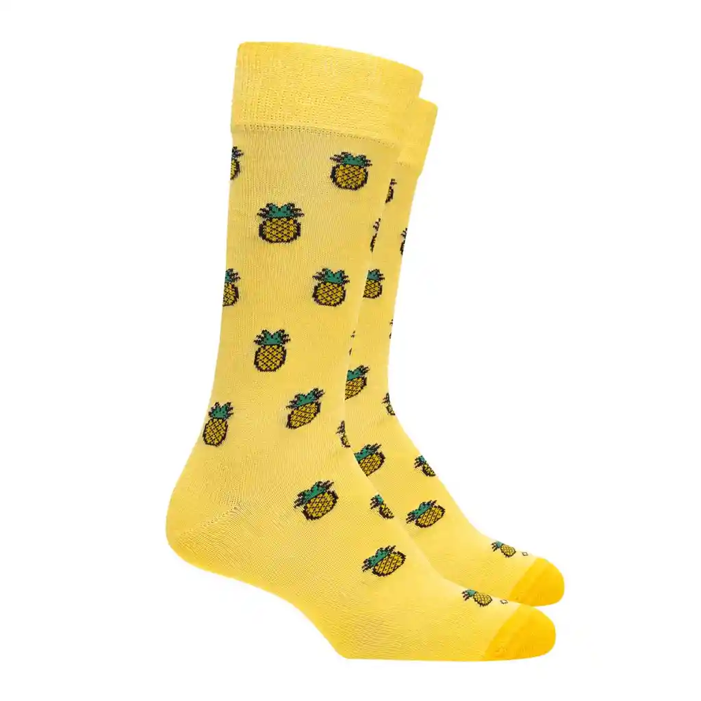 Medias Amrillas Piñas