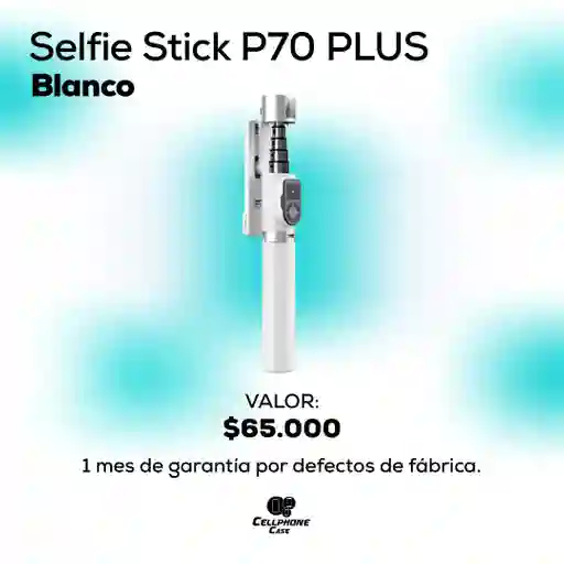 Selfie Stick P70 Plus Blanco