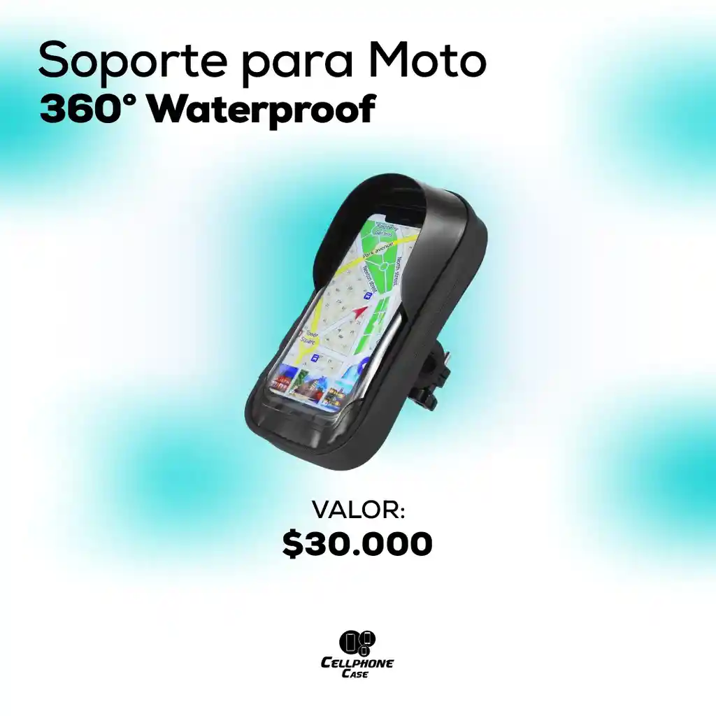 Soporte Para Moto Waterproof 360°