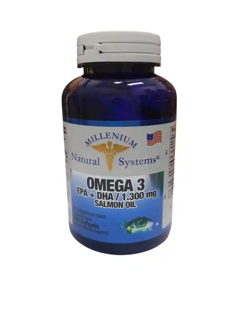 Omega 3 X 1300 Mg 100 Softgels Natural Systems