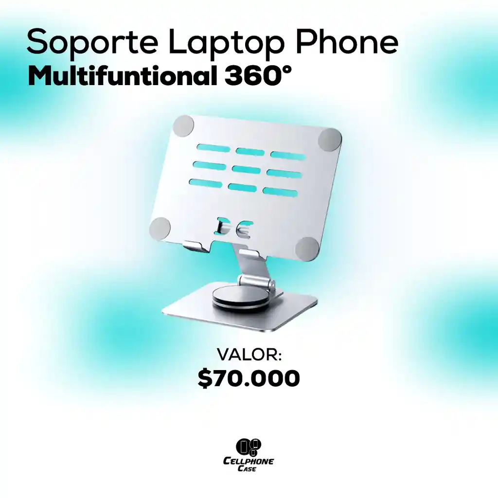 Soporte Laptop Phone Multifuntional 360°