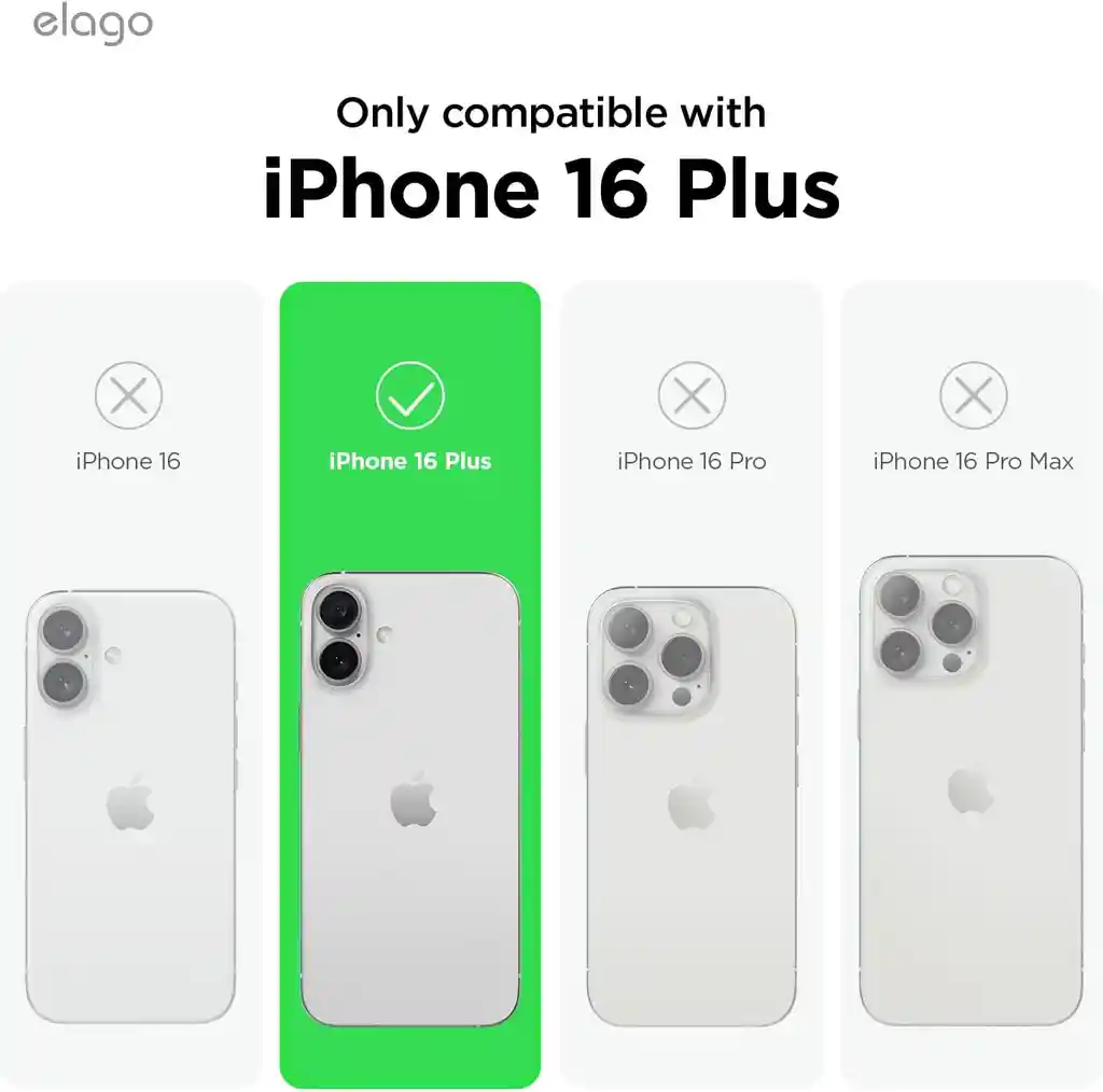 Estuche Para Iphone 16 Plus Hybrid Elago En Transparente