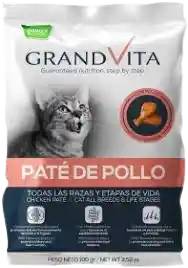 Grand Vita Gato Pate De Pollo 100 Grs