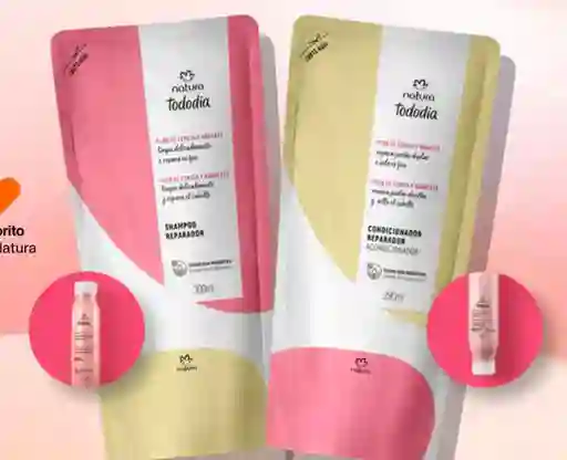 Kit Repuesto De Shampoo Y Acondicionador Flor De Cereza Y Aguacate Reparador.